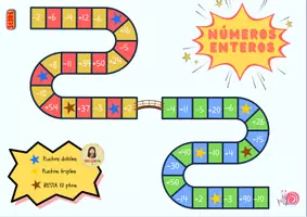 Vista previa - Juegos / Gamificación - NÚMEROS ENTEROS JUEGO - Portada