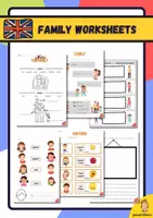 Vorschau - Arbeitsblätter - Family worksheets - Deckblatt