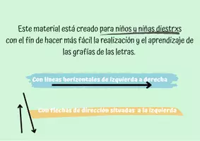 Vista previa - Hojas de trabajo - Caligrafía para Diestro - Grafomotricidad letras Mayúsculas - página 2