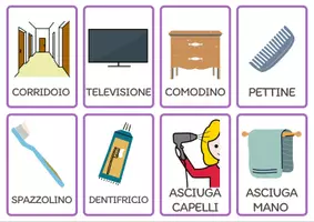 anteprima - Flashcard - Categorie semantiche - CASA - Pagina di copertina