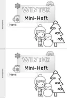 Vorschau - Arbeitsblätter - Winter Miniheft Klasse 3 | Winter Mathematik & Deutsch Grundschule - Seite 2