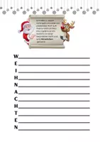 Vorschau - Arbeitsblätter - Ein Akrostichon schreiben (Weihnachten) - Deckblatt