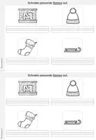 Vorschau - Arbeitsblätter - Wortarten | Winter - Seite 3