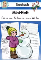 Vorschau - Arbeitsblätter - Sätze und Satzarten "Winter" (Lineatur 1-4) - Deckblatt