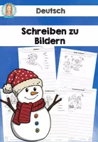 Vorschau - Arbeitsblätter - Winter Schreibanlässe - Deckblatt
