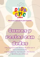 Vista previa - Juegos / Gamificación - Sumas y restas con dedos - página 1