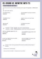 Vorschau - Arbeitsblätter - Bedeutungsunterschied: Gerund vs. Infinitive with to - Seite 1