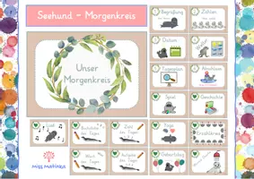 Vorschau - Merkblätter - Morgenkreis Seehund Seehundklasse Ritual - Deckblatt