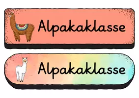 Vorschau - Bildkarten - Buttons - Alpaka für die Alpakaklasse - Seite 3