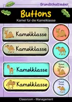 Vorschau - Bildkarten - Buttons - Kamel für die Kamelklasse - Deckblatt