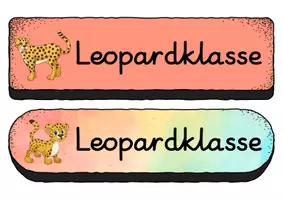 Vorschau - Bildkarten - Buttons - Leopard für die Leopardenklasse - Seite 3