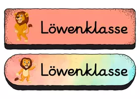 Vorschau - Bildkarten - Buttons - Löwe für die Löwenklasse - Seite 3