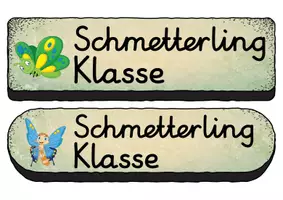 Vorschau - Bildkarten - Buttons - Schmetterlinge für die Schmetterlingklasse - Seite 1