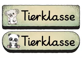 Vorschau - Bildkarten - Buttons - Tiere für die Tierklasse - Seite 1