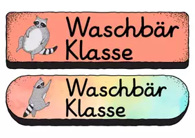 Vorschau - Bildkarten - Buttons - Waschbär für die Waschbärklasse - Seite 3