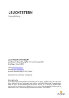 Vorschau - Unterrichtsreihen - Leuchtstern: Bauanleitung für den Werk- und Technikunterricht - Seite 1