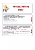 Vorschau - Fördermaterial/Inklusion - Fächer Textbeschreibung Prosa Kurzgeschichten Klasse 9/10 - Seite 1