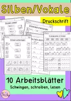 Vorschau - Arbeitsblätter - Silben und Vokale (schwingen, lesen, schreiben) Druckschrift - Deckblatt