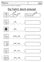 Vorschau - Arbeitsblätter - Silben und Vokale (schwingen, lesen, schreiben) Druckschrift - Seite 3