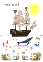 Vorschau - Poster - Noten ahoi! Notenskala mit Unterwasserwelt - Seite 2