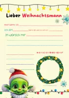 Vorschau - Mal- und Bastelvorlagen - Wunschzettel für Weihnachtsmann oder Christkind - Edition Gnome - Seite 2