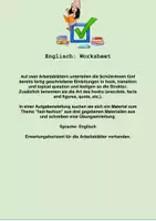 Vorschau - Arbeitsblätter - Worksheets and Task - How to write a good introduction - Deckblatt