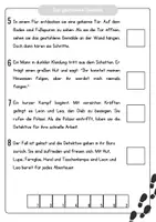Vorschau - Arbeitsblätter - Lesespaziergang - Detektive (Klasse 3/4) - Seite 3