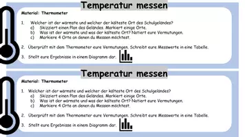 Vorschau - Arbeitsblätter - Temperatur messen auf dem Schulgelände - Seite 2