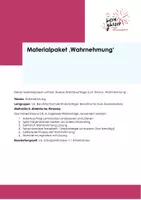 Vorschau - Arbeitsblätter - Didaktische Hinweise Wahrnehmung - Deckblatt
