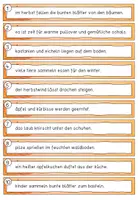 Vorschau - Aufgabenkarten - Satzwerkstatt Herbst / Groß- und Kleinschreibung - Seite 2