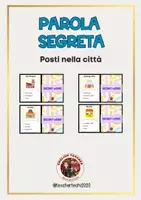 anteprima - Giochi - _Parola segreta The city - Pagina di copertina