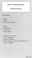 Vorschau - Mal- und Bastelvorlagen - Adventskalender aus Bechern mit Bastelanleitung - Seite 1
