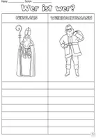 Vorschau - Arbeitsblätter - "Wer ist wer? Nikolaus vs. Weihnachtsmann" DaZ / Deutsch / KBW / Religion / Ethik - Seite 2
