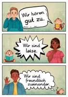 Vorschau - Poster - 20 Klassenregeln - Affe für die Affenklasse (Grundschule) - Seite 2