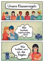 Vorschau - Poster - 20 Klassenregeln - Fledermaus für die Fledermausklasse (Grundschule) - Seite 1