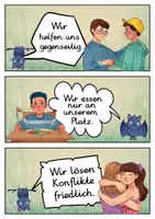 Vorschau - Poster - 20 Klassenregeln - Fledermaus für die Fledermausklasse (Grundschule) - Seite 3