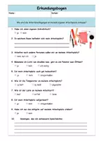 Vorschau - Arbeitsblätter - Arbeitsplatzerkundung Zuhause - Deckblatt