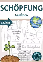 Vorschau - Mal- und Bastelvorlagen - Lapbook zur Schöpfung – Religion 1. Klasse - Deckblatt