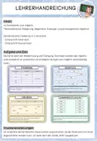 Vorschau - Aufgabenkarten - Adjektive (Eigenschaftswörter) - Kartei - Seite 1