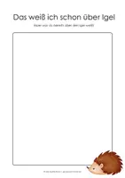Vorschau - Stationenlernen - Der Igel - Körper und Aussehen - Lege- und Tafelmaterial - Seite 3