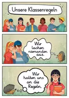 Vorschau - Poster - 20 Klassenregeln - Igel für die Igelklasse (Grundschule) - Seite 1
