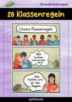 Vorschau - Poster - 20 Klassenregeln - Igel für die Igelklasse (Grundschule) - Deckblatt