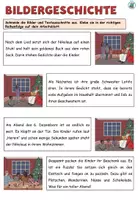 Vorschau - Arbeitsblätter - Bildergeschichte "Besuch vom Nikolaus" Advent - DaZ / DaF / Deutsch #rabattstattrute - Seite 2