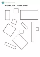Vorschau - Arbeitsblätter - Rechteck Quadrat mm - Seite 3