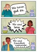 Vorschau - Poster - 20 Klassenregeln - Nilpferd für die Nilpferdklasse (Grundschule) - Seite 2