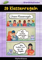 Vorschau - Poster - 20 Klassenregeln - Nilpferd für die Nilpferdklasse (Grundschule) - Deckblatt