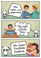 Vorschau - Poster - 20 Klassenregeln - Panda für die Pandaklasse (Grundschule) - Seite 3