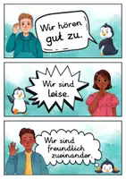 Vorschau - Poster - 20 Klassenregeln - Pinguin für die Pinguinklasse (Grundschule) - Seite 2