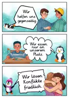 Vorschau - Poster - 20 Klassenregeln - Pinguin für die Pinguinklasse (Grundschule) - Seite 3