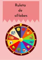 Vista previa - Hojas de trabajo - Ruleta sil·làbica - Portada